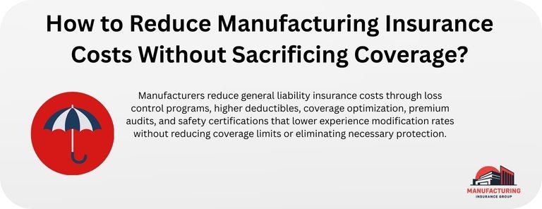 How to Reduce Manufacturing Insurance Costs Without Sacrificing Coverage