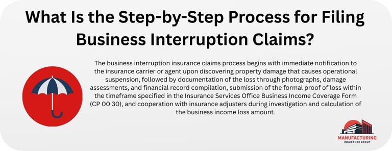 What Is the Step-by-Step Process for Filing Business Interruption Claims